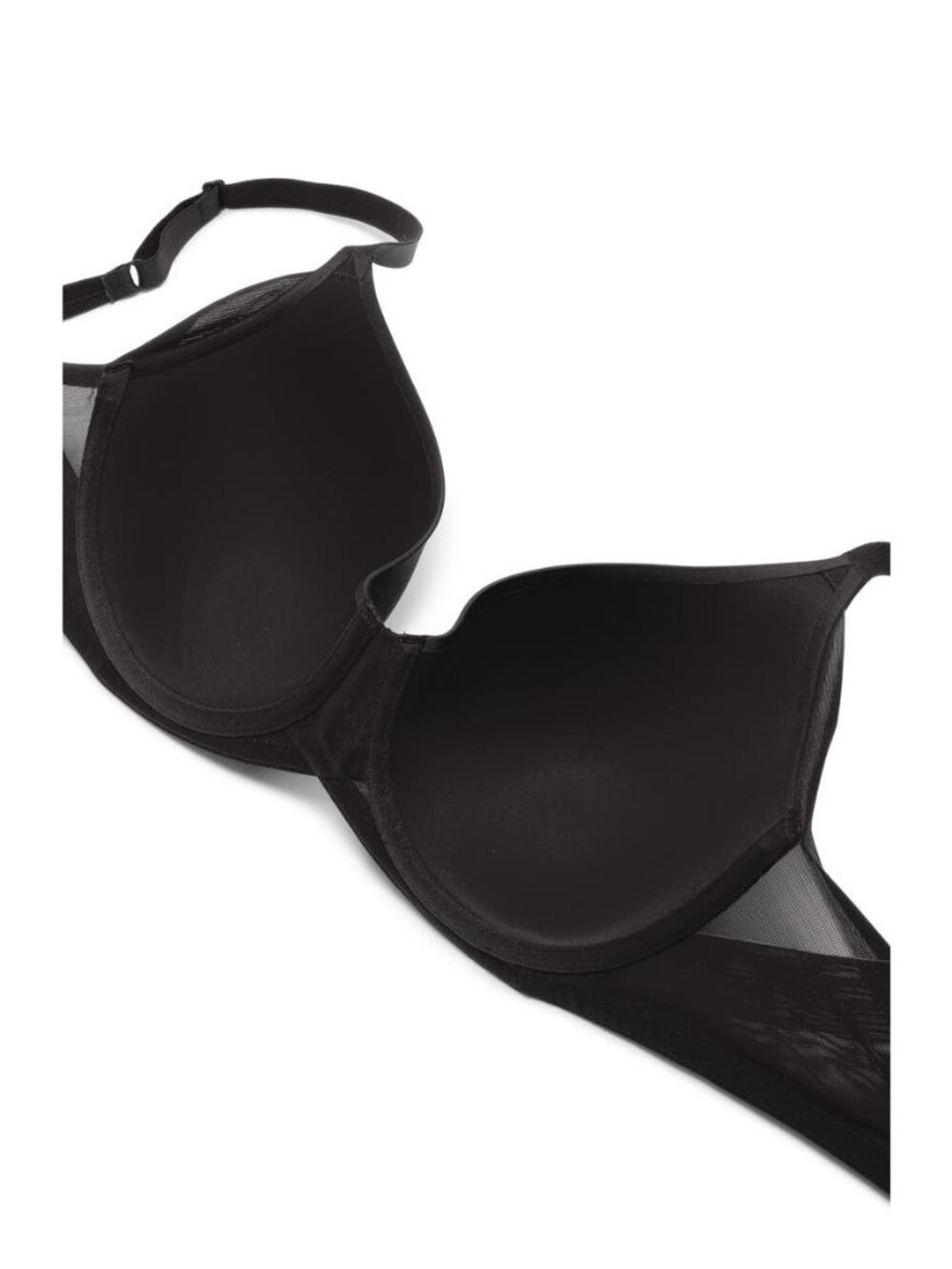 🆕WACOAL Ultimate Side Smoother Underwire T-Shirt Bra 40D Black #853281 - Picture 6 of 10